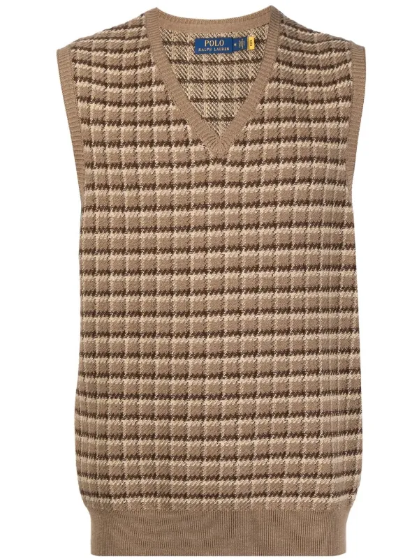 Polo Ralph Lauren Houndstooth V-neck 