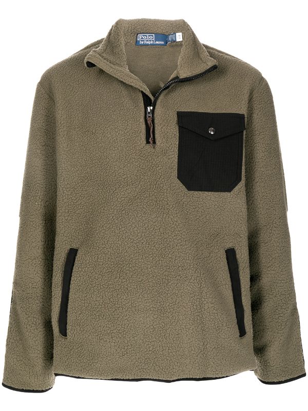 half zip sweatshirt ralph lauren