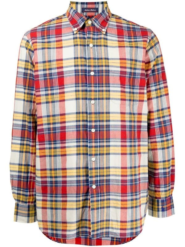 Giet String string registreren Polo Ralph Lauren long-sleeved Plaid Shirt - Farfetch