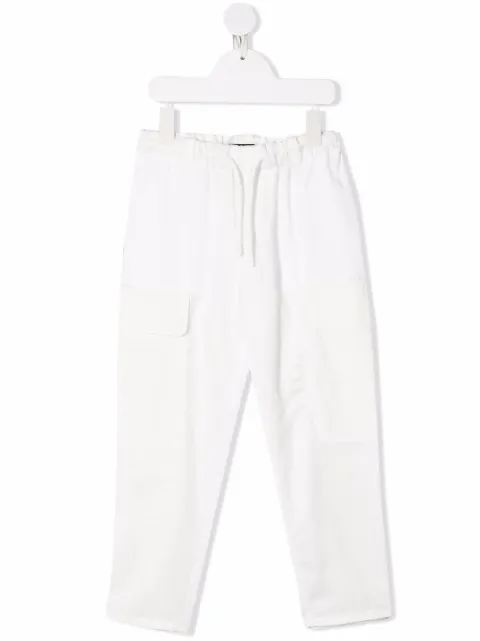 Emporio Armani Kids drawstring-waist trousers
