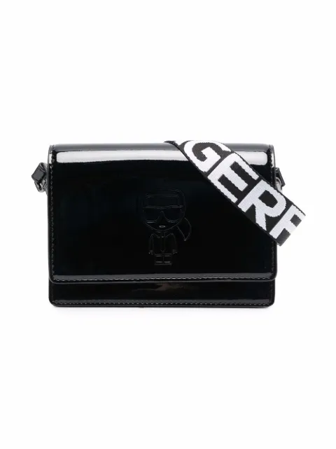 Karl Lagerfeld Kids شنطة كتف 'كيه/أيكونيك'