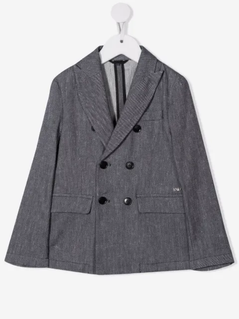 Emporio Armani Kids Doppelreihiger Blazer