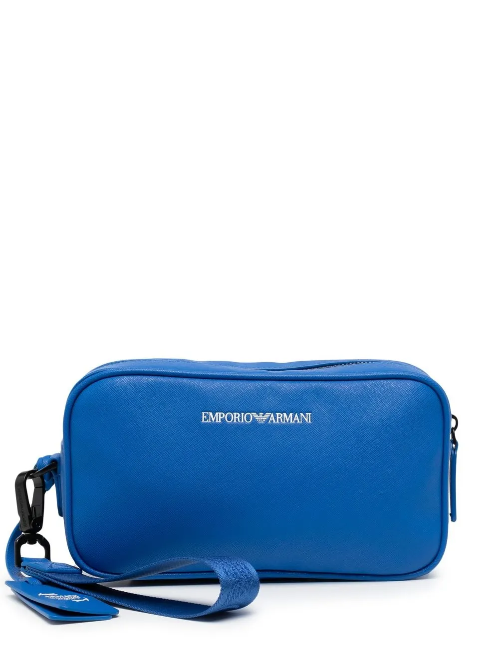 

Emporio Armani neceser con logo estampado - Azul