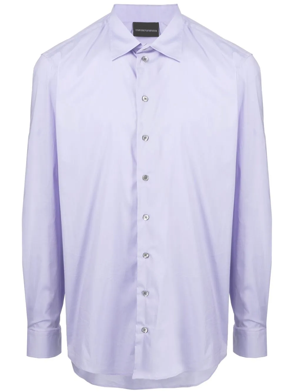 

Emporio Armani camisa con botones y manga larga - Morado