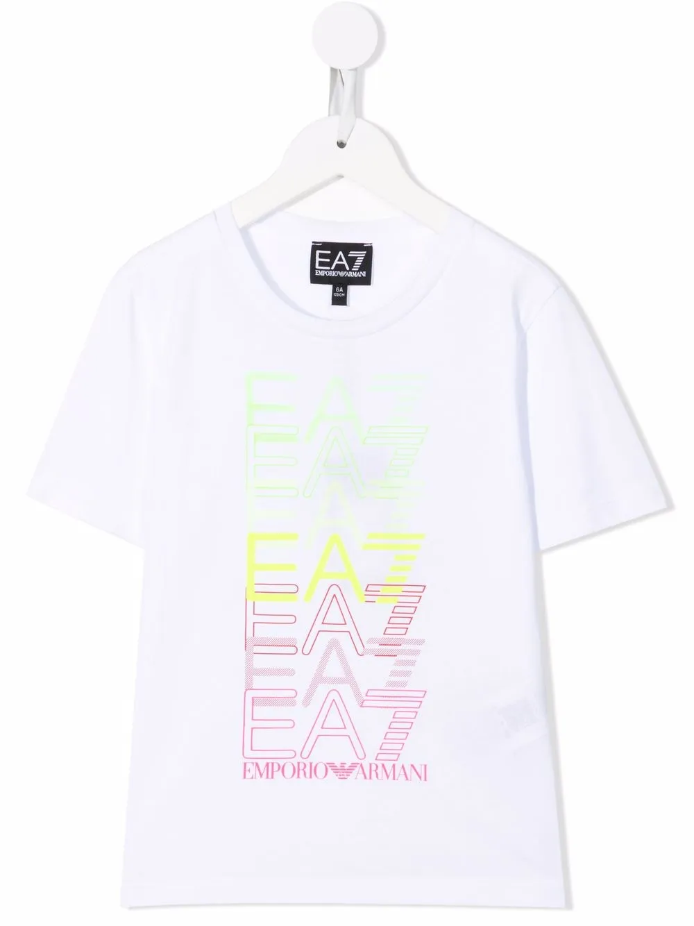 

Ea7 Emporio Armani playera con logo estampado - Blanco