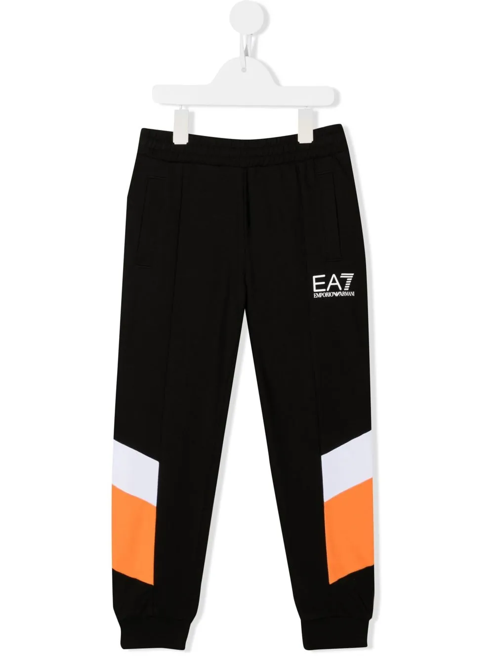 

Ea7 Emporio Armani pants con diseño color block - Negro