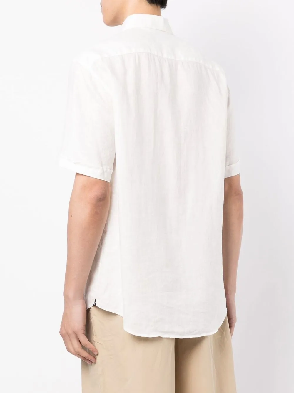 Emporio Armani Overhemd met korte mouwen Wit