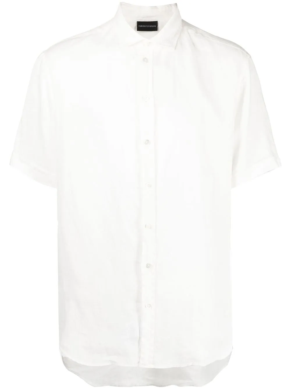 Emporio Armani Overhemd met korte mouwen Wit