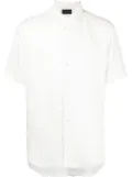 Emporio Armani button-up short-sleeved shirt - White