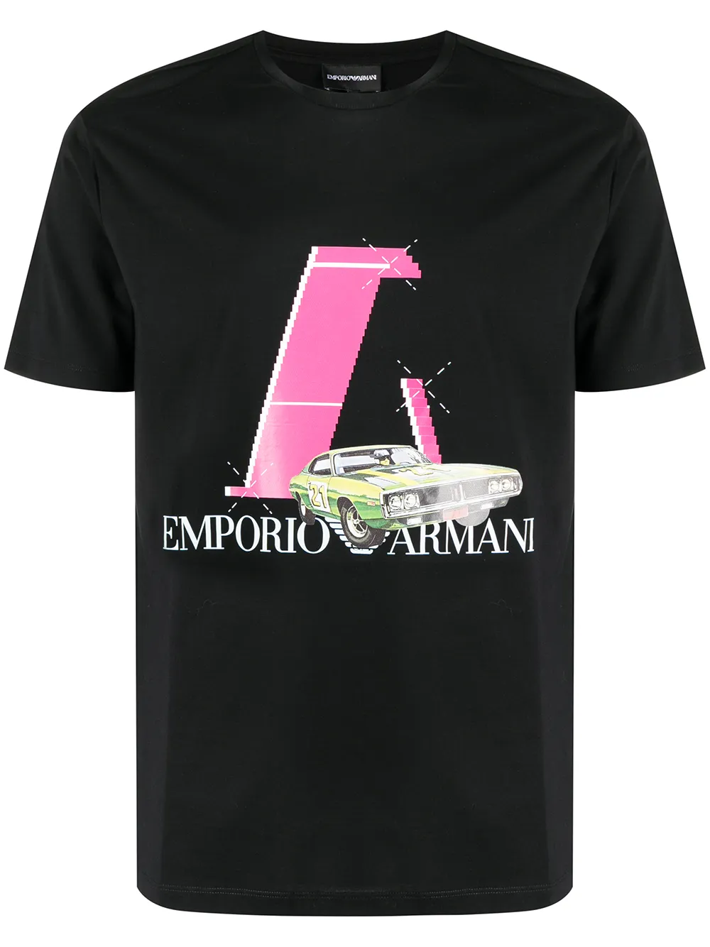 фото Emporio armani футболка с графичным принтом