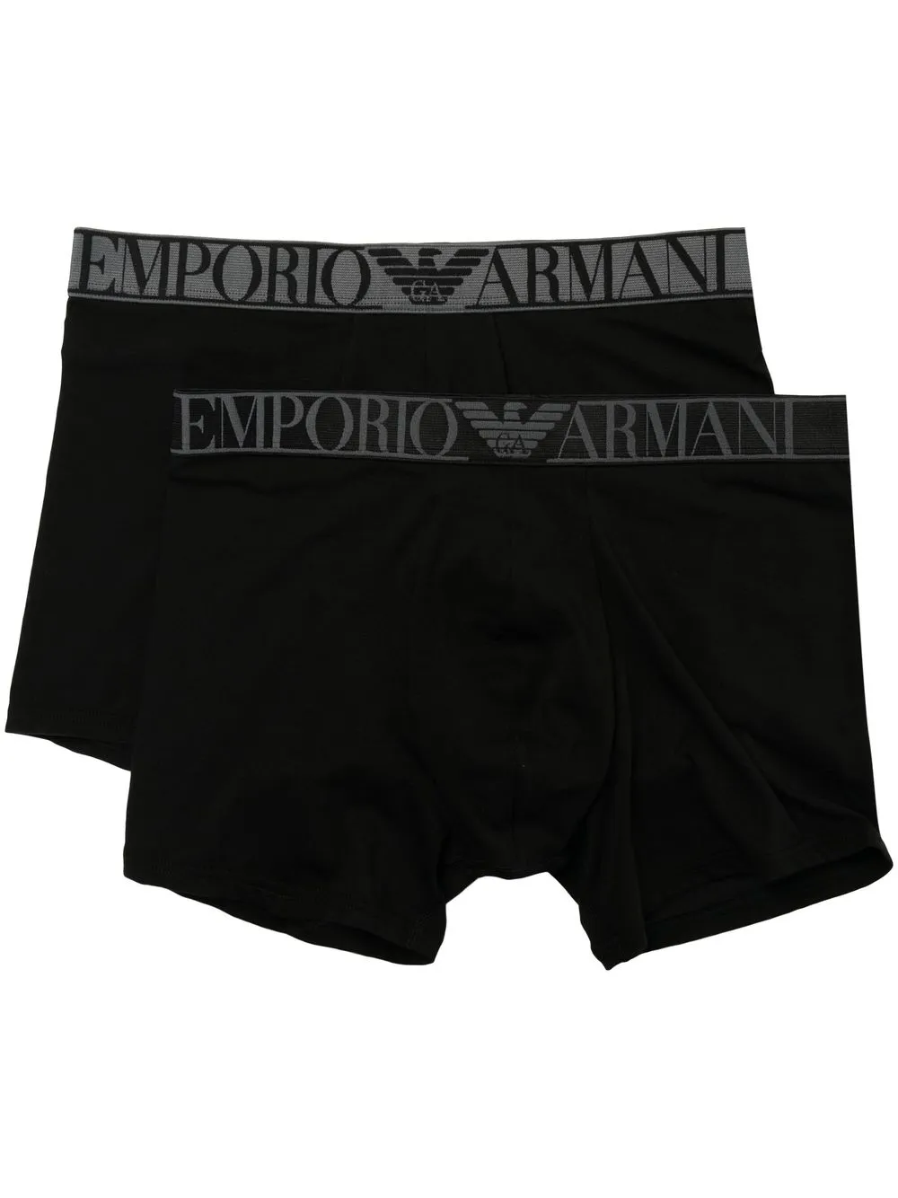 

Emporio Armani logo waistband boxers - Black