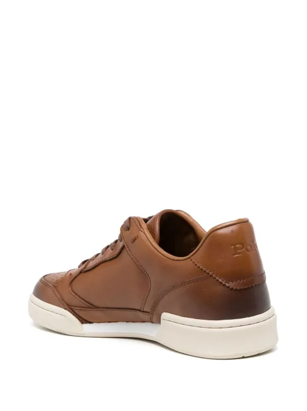 Ralph Lauren ブラウン レースアップシューズ Polo Ralph Lauren レースアップ スニーカー | ブラウン | FARFETCH JP