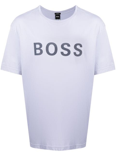 BOSS Camiseta mangas curtas com logo