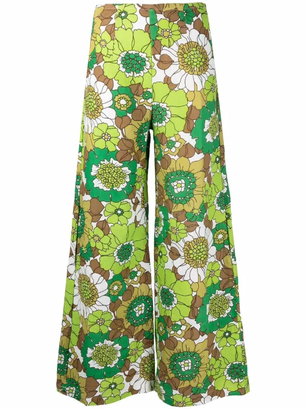 Brand Ottavio floral-print trousers 