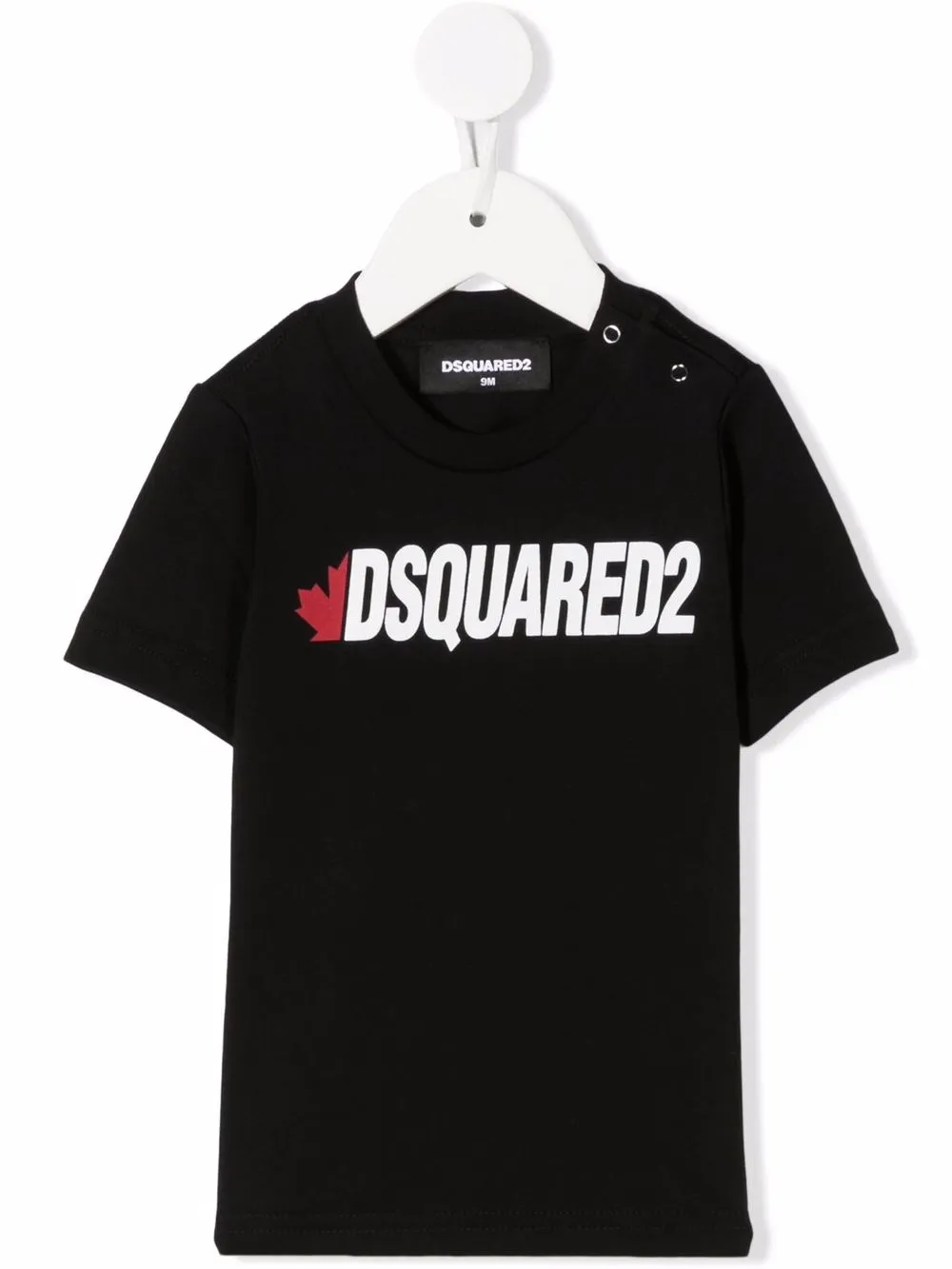 

Dsquared2 Kids playera con logo estampado - Negro