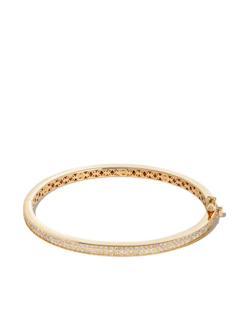 Sydney Evan brazalete en oro amarillo de 14kt en pavé 