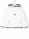 Moncler Enfant zipped hooded jacket - White