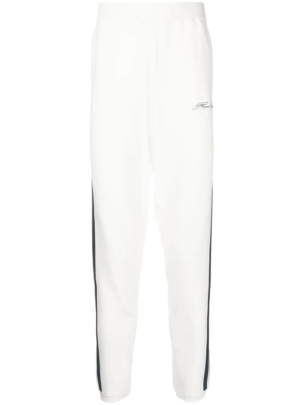 

Emporio Armani pants con logo estampado - Blanco