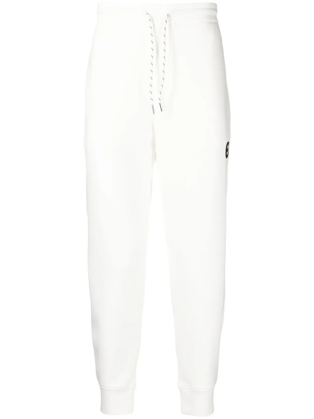 

Emporio Armani pants con logo bordado - Blanco