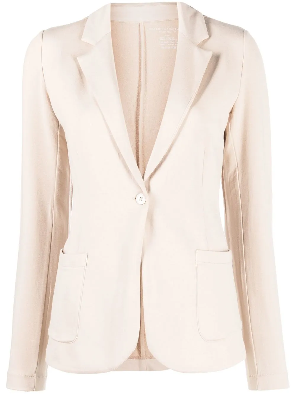 Majestic Filatures single-breasted fitted blazer - Neutrals