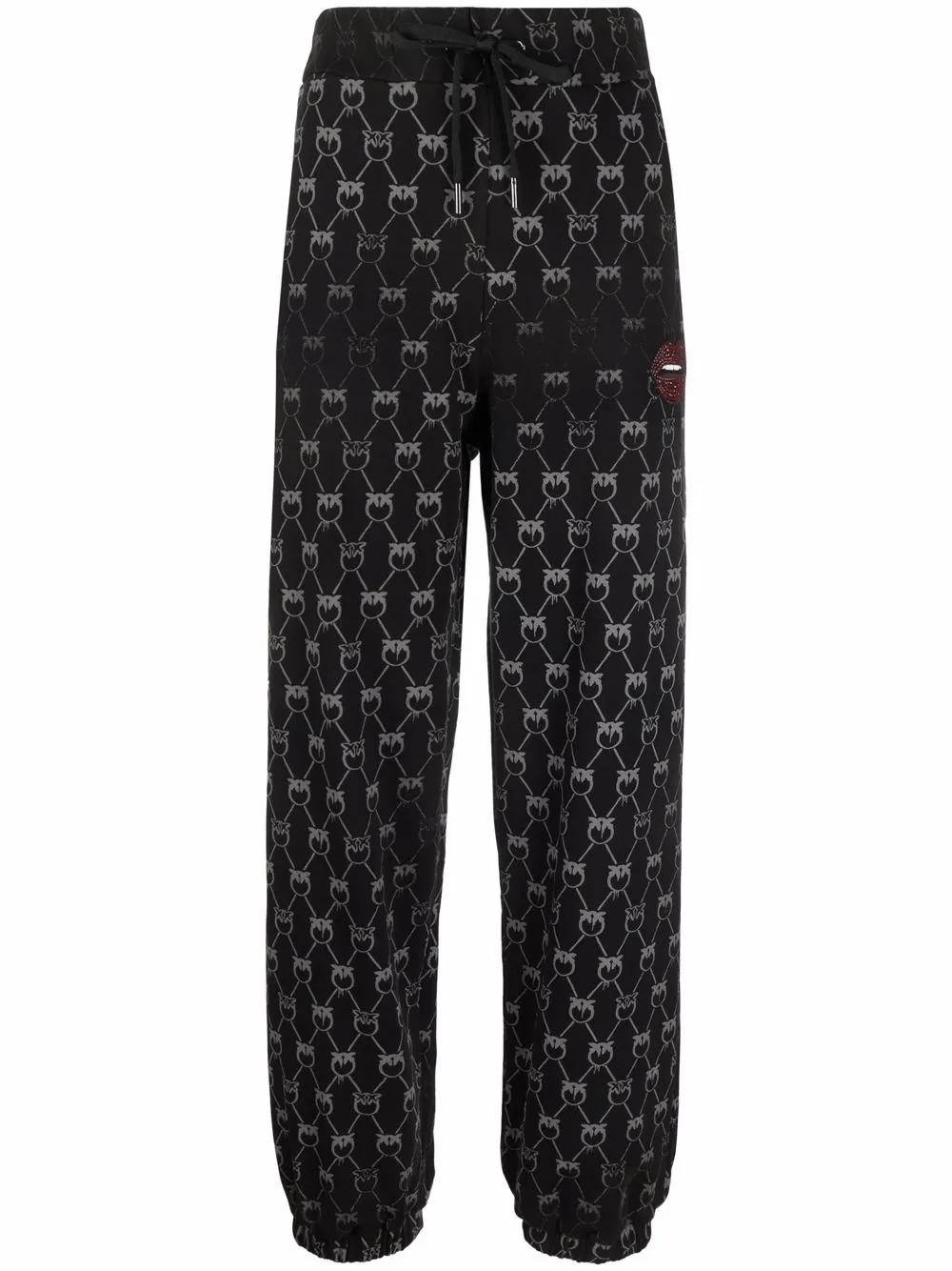 

PINKO all-over logo-print sweatpants - Black