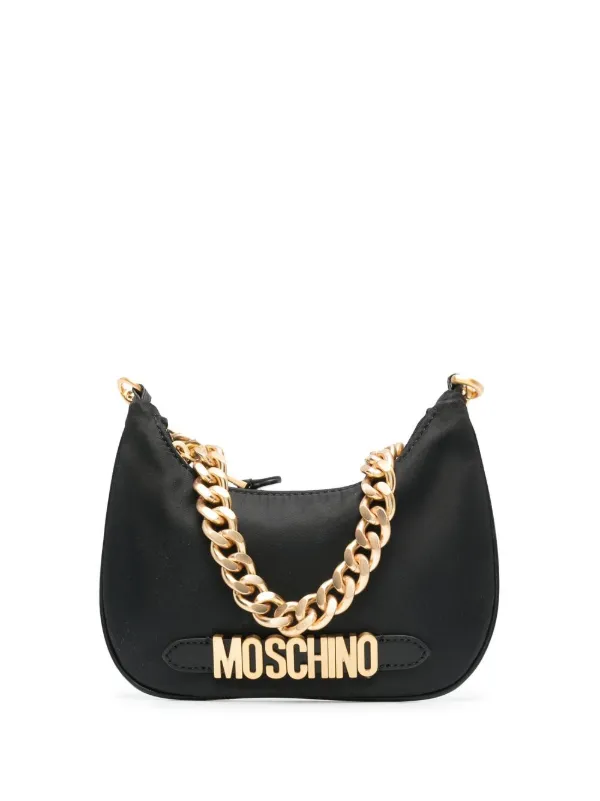 Moschino shoulder 2025 bag with logo