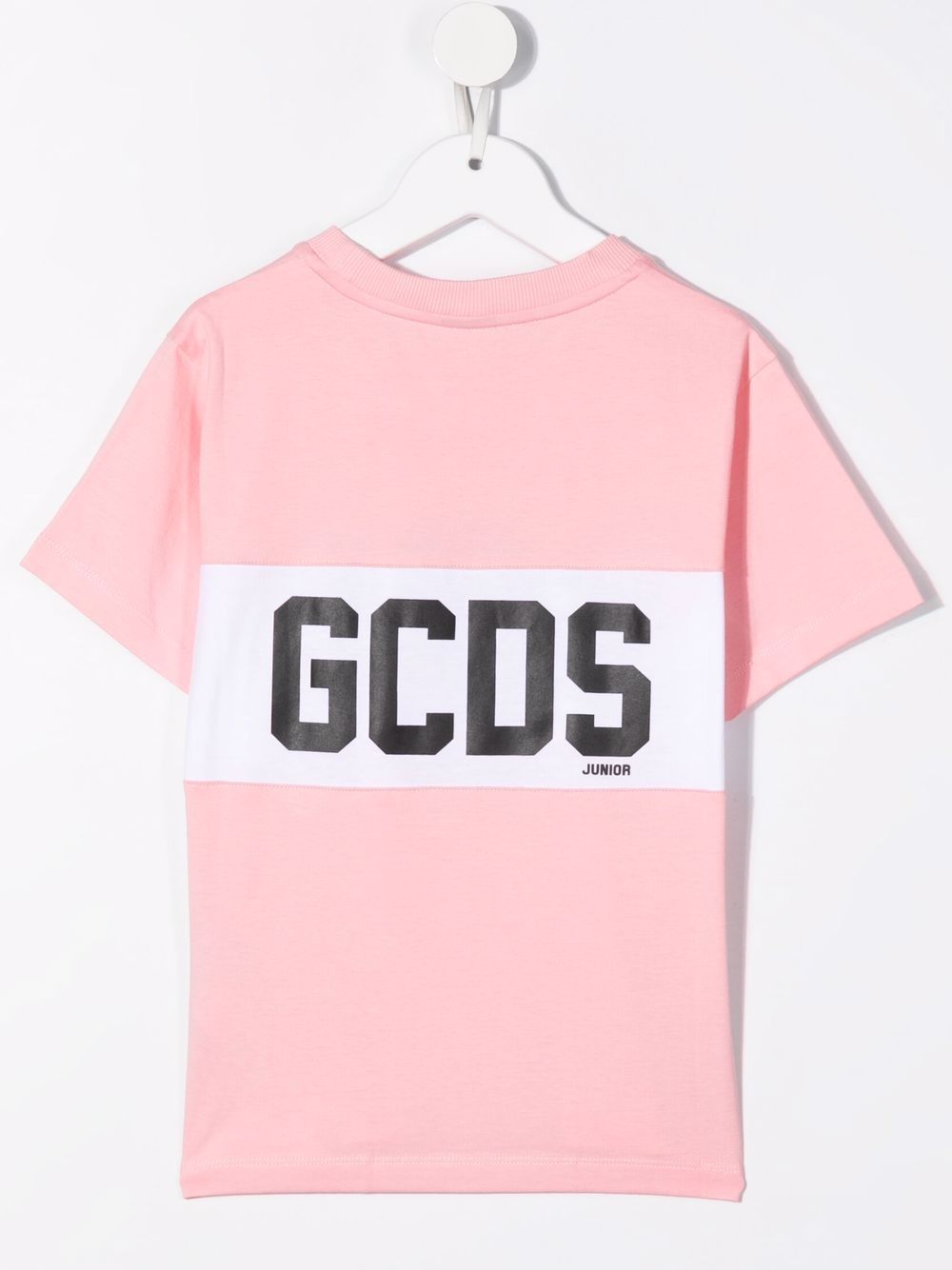 Gcds Kids T-shirt met logoprint - Roze