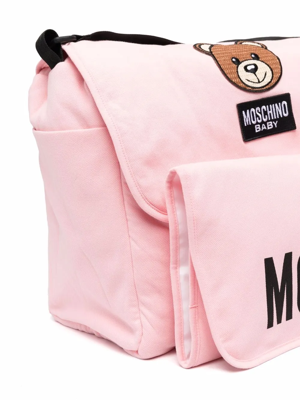 фото Moschino kids пеленальная сумка с логотипом