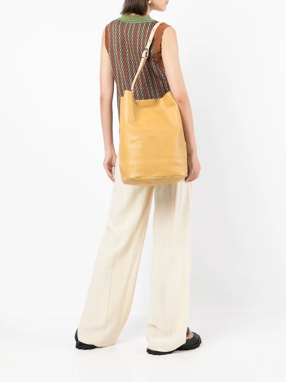 Ally Capellino Lloyd Calvert Leather Bucket Bag Farfetch
