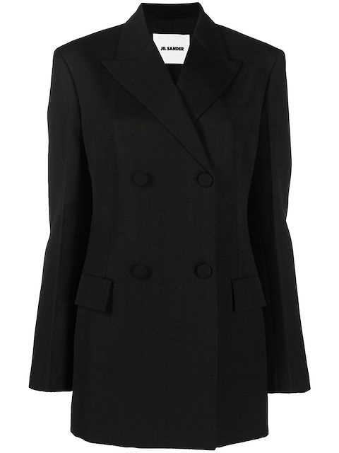 Jil Sander blazer con doble botonadura 