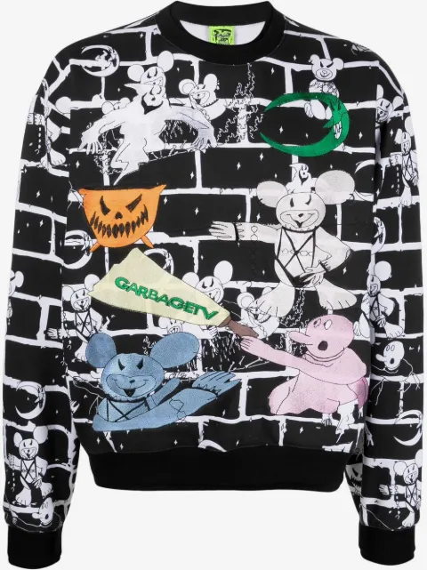Garbage Tv long sleeve sweatshirt