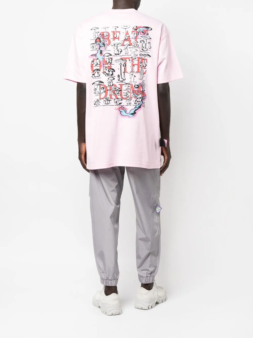 Garbage Tv T-shirt met grafische print - Roze