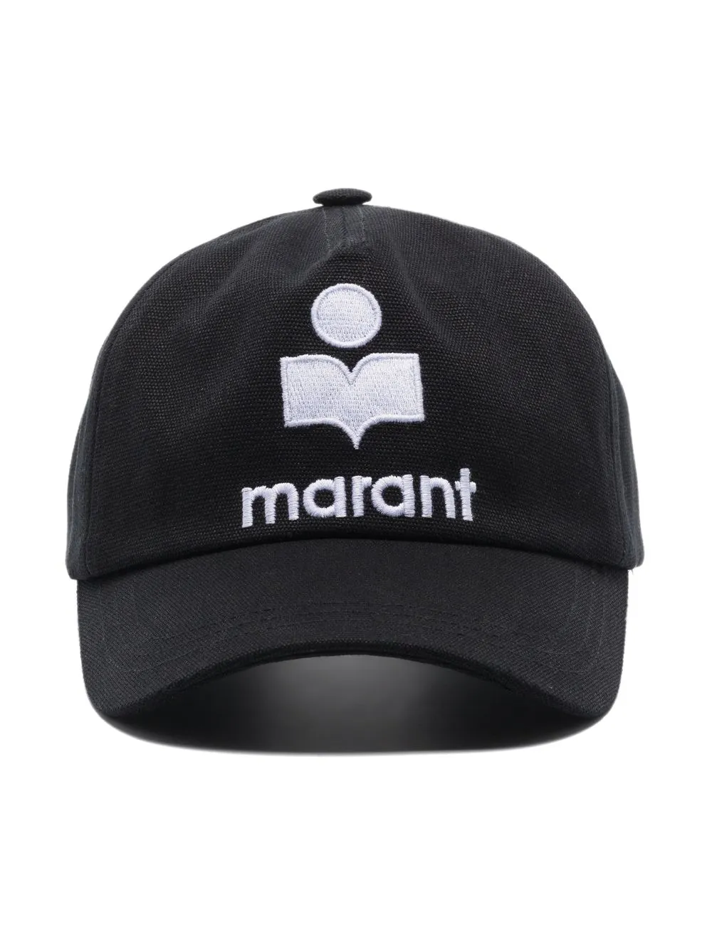 isabel marant casquette à logo brodé - noir