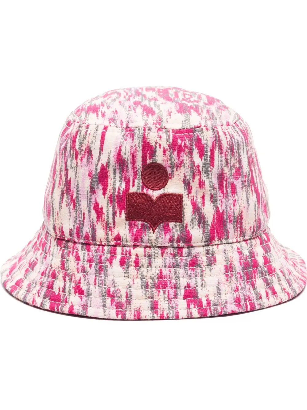 

Isabel Marant gorro de pescador Haley estampado - Rosado