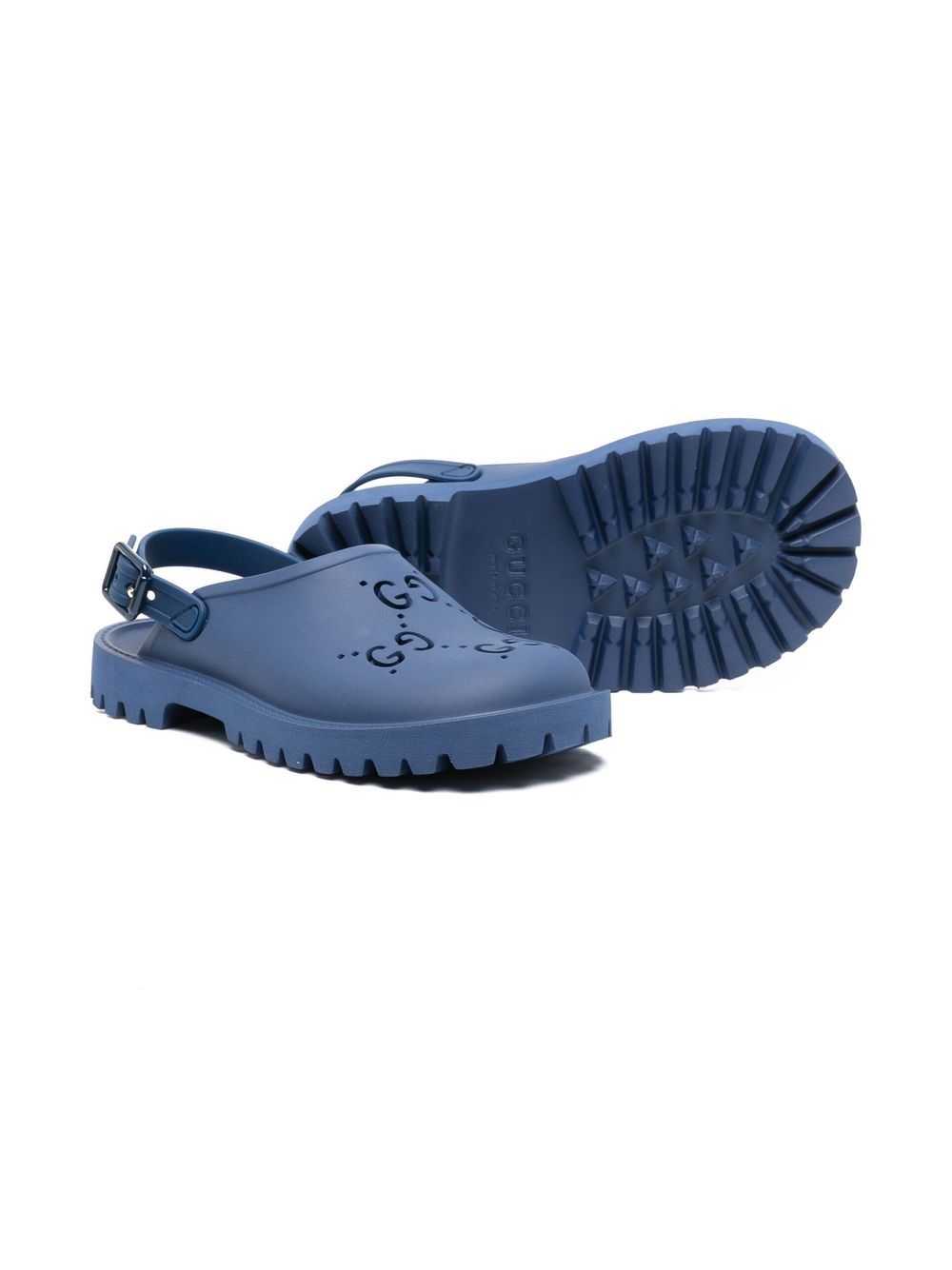 Gucci Kids Sandalen met ronde neus - Blauw