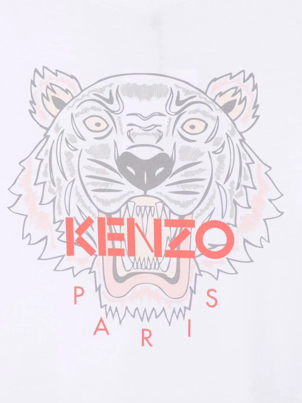 фото Kenzo kids футболка с логотипом tiger