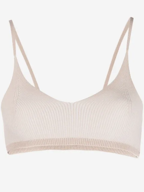 Jacquemus Le Bandeau Valensole knitted bralette