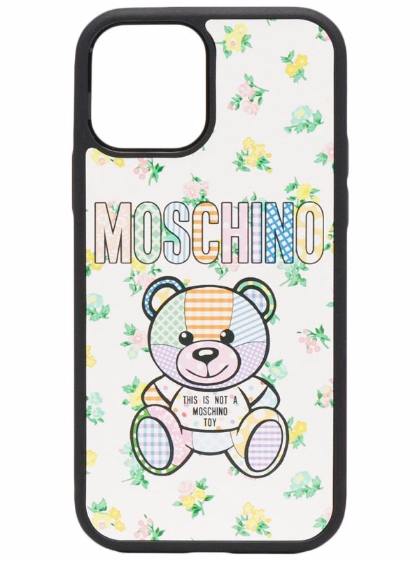 Shop Moschino Teddy Bear Print Iphone 12 12 Pro Case With Express Delivery Farfetch