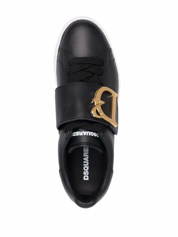 Dsquared2 ロコフリントレスアッフスニカ SNW022659206265 2124 DSQUARED2 Icon logo-print low-top Sneakers | White | FARFETCH