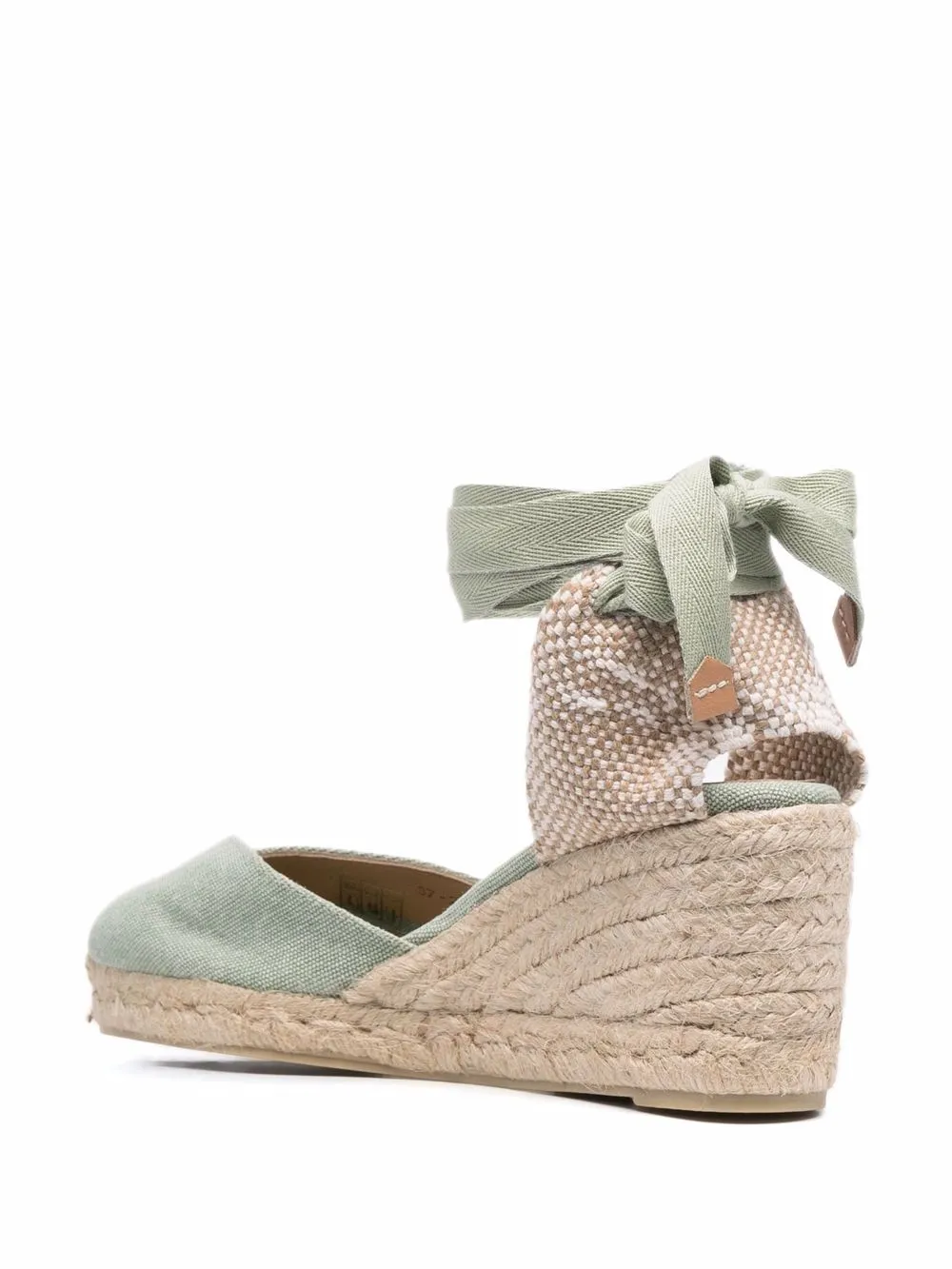 Castañer wedge-heel espadrille sandals Green