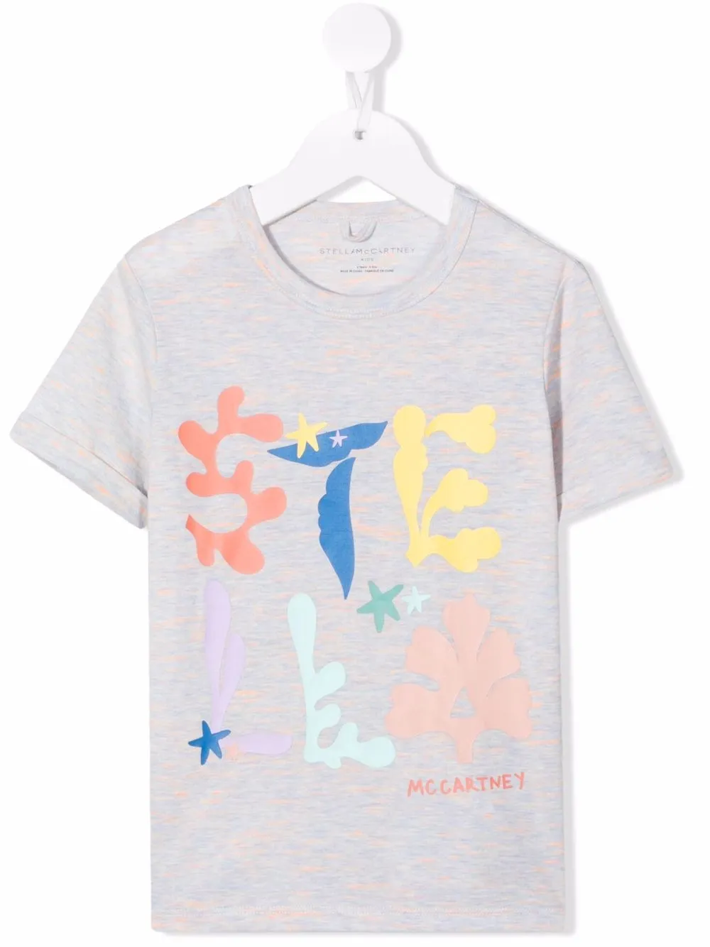 ＜Farfetch＞ 40%OFF！Stella McCartney Kids ロゴ Tシャツ - ブルー