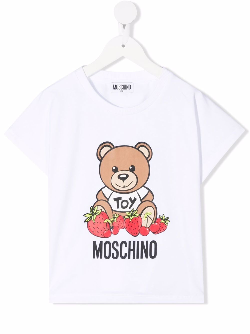 фото Moschino kids футболка toy bear