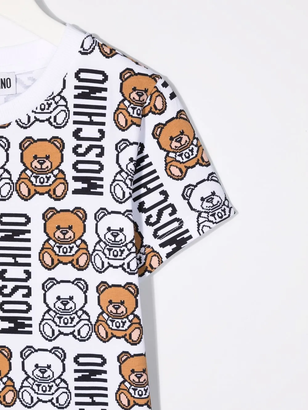 фото Moschino kids футболка teddy bear