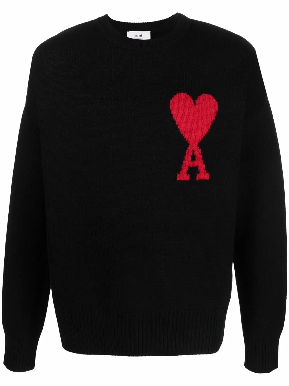 oversize ami de coeur crewneck sweater