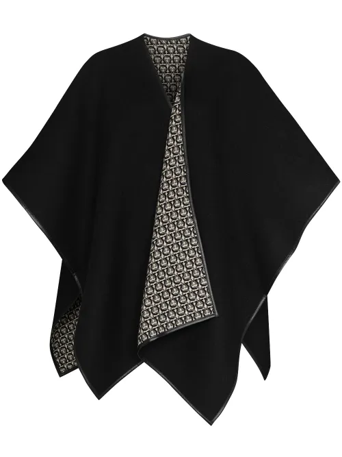 Cape Gancini en laine - Ferragamo - Modalova