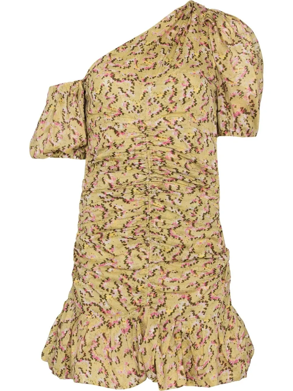 

Isabel Marant Étoile vestido corto Lecia con estampado floral - Neutro