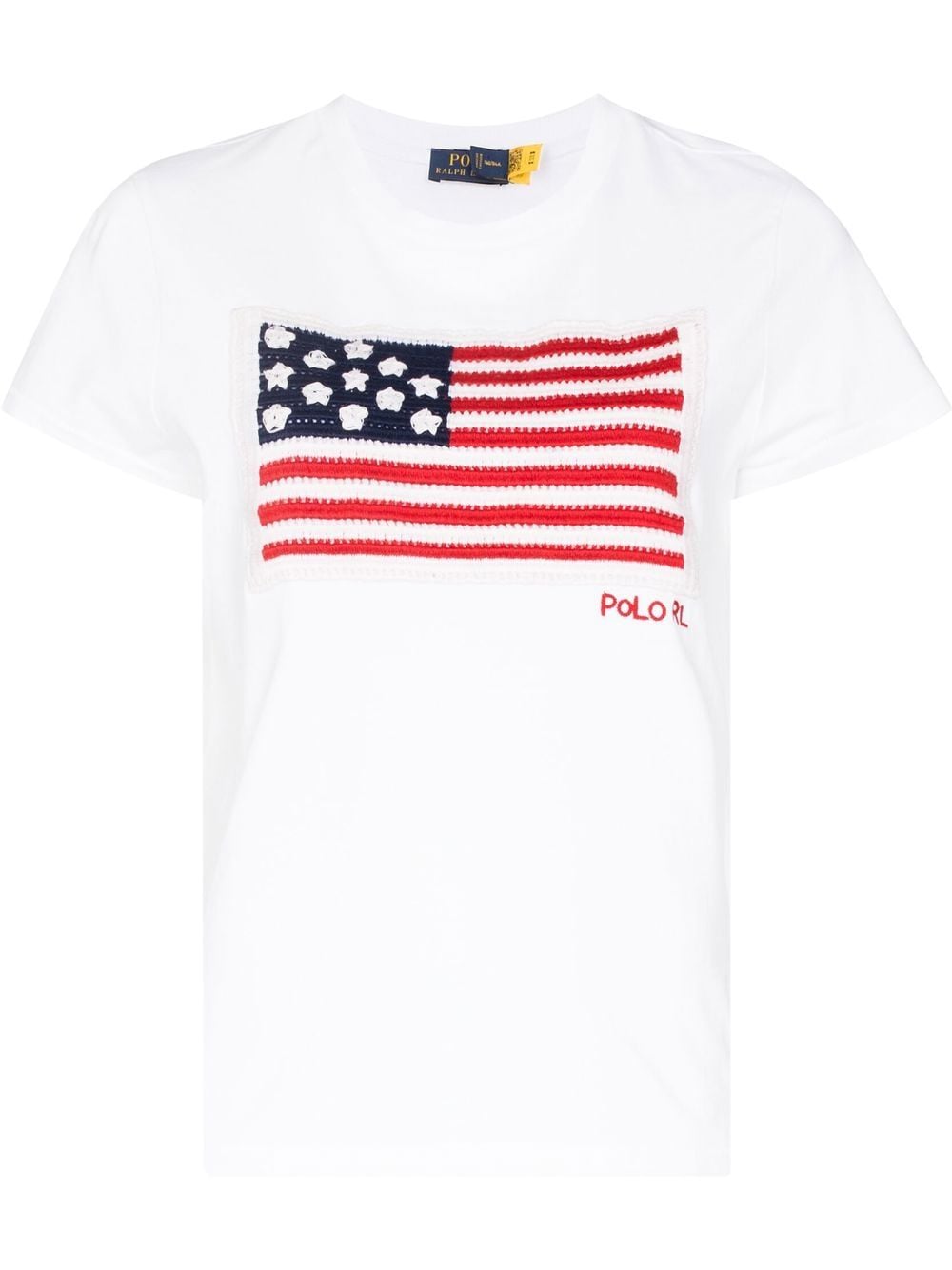 Polo Ralph Lauren flag-print short-sleeved T-shirt - Farfetch