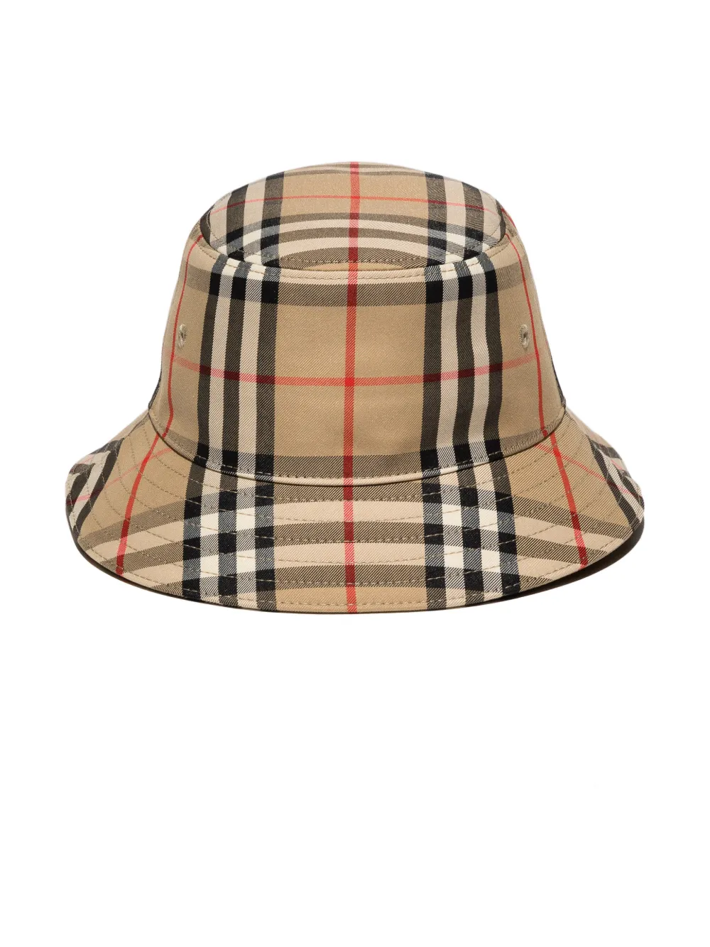 

Burberry Kids Vintage Check print bucket hat - Brown