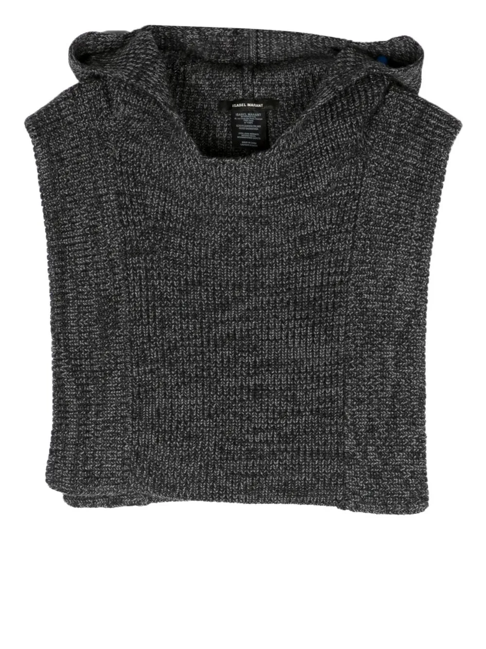 

Isabel Marant bib knitted scarf - Grey