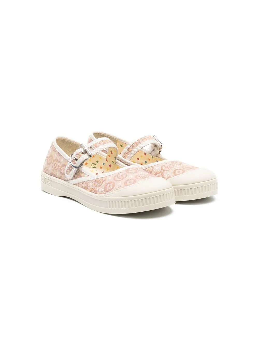 Image 1 of Gucci Kids Double G ballerina shoes